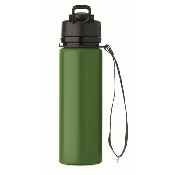 Obrázky: Tmavě zelená silikonová sportovní láhev 500ml, Obrázek 8