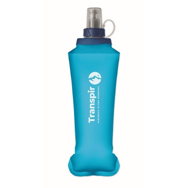 Obrázky: Skládací láhev na vodu 500 ml s ventilem, kr.modrá, Obrázek 6