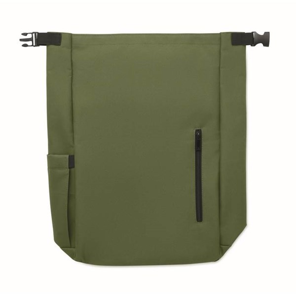 Obrázky: Rolovací batoh na notebook, armádně zelený, Obrázek 8