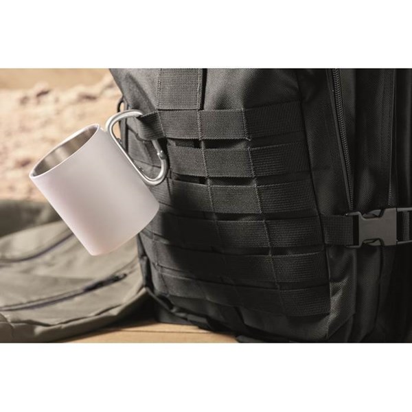 Obrázky: Outdoorový 50l batoh 600D RPET, černý, Obrázek 17