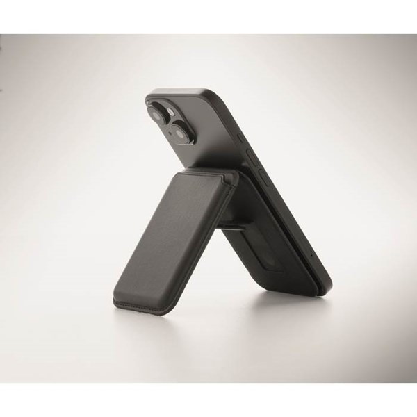 Obrázky: Černé magnetické pouzdro na karty se stojánkem, Obrázek 6