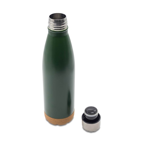 Obrázky: Zelená termoska 500 ml s korkovým dnem, Obrázek 2