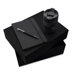 Obrázky: Dárková sada zápisníku, pera a termohrnku