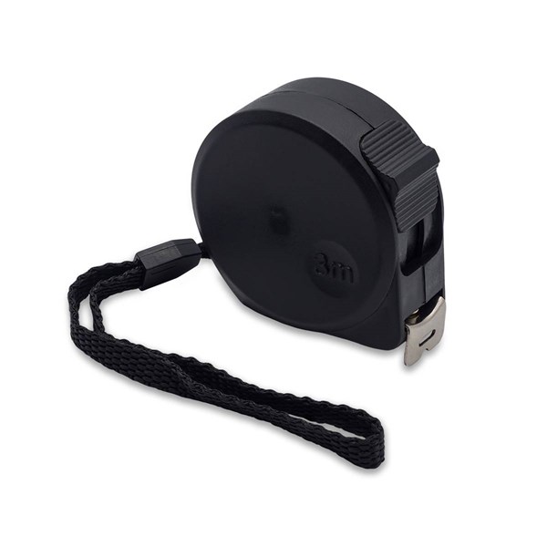 Obrázky: Svinovací plastový 3metr, poutko a klip na opasek