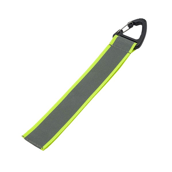 Obrázky: Reflexní přívěsek s karabinou, stříbrná