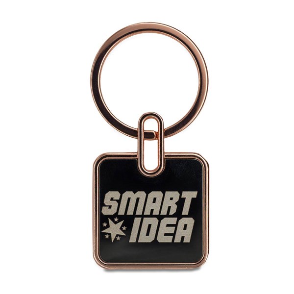 Obrázky: Kovový přívěsek lemování v barvě růž. zlata, černá, Obrázek 3