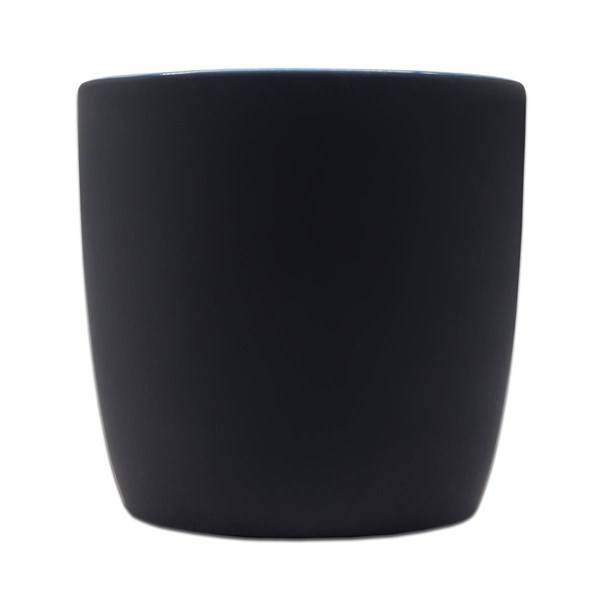 Obrázky: Keram. hrnek 345ml pro laser barev. loga, modrá, Obrázek 2