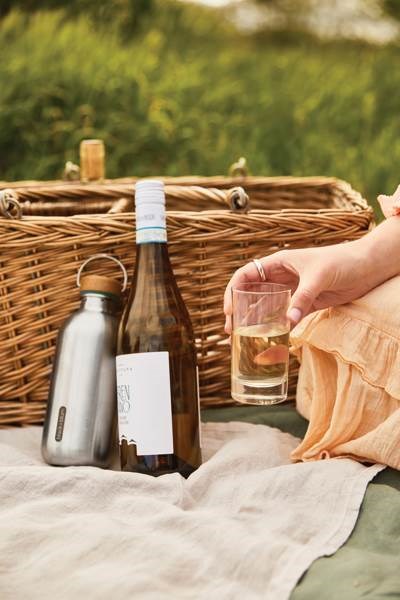 Obrázky: Ocelová láhev na vodu 600ml Black+Blum, ol. zelená, Obrázek 11