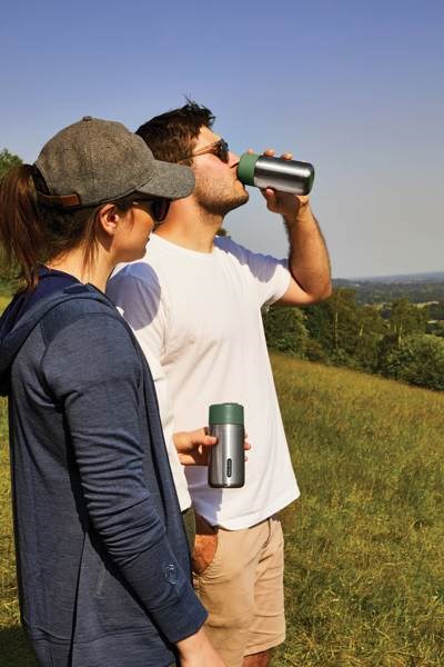 Obrázky: Nerezový termo hrnek 340ml Black+Blum, olivově zelená, Obrázek 9