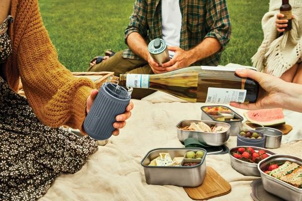 Obrázky: Cestovní skleněný hrnek 340 ml Black+Blum, šedá, Obrázek 9