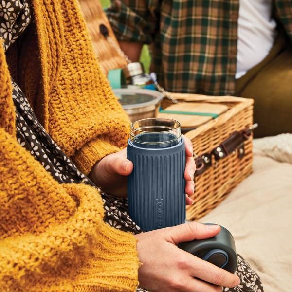 Obrázky: Cestovní skleněný hrnek 340 ml Black+Blum, šedá, Obrázek 10