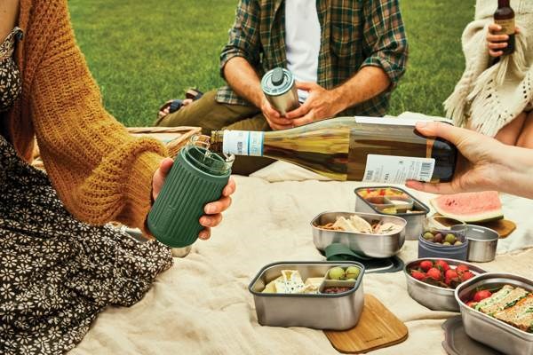 Obrázky: Cestovní skleněný hrnek 340 ml Black+Blum, zelená, Obrázek 11