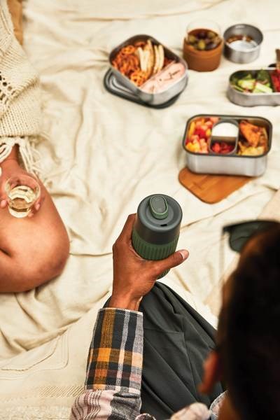 Obrázky: Cestovní skleněný hrnek 340 ml Black+Blum, zelená, Obrázek 13