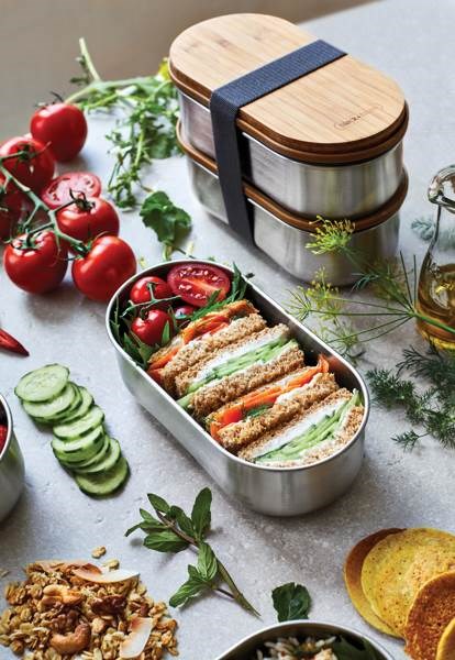 Obrázky: Nerezový dvojitý obědový box Black+Blum, Obrázek 11