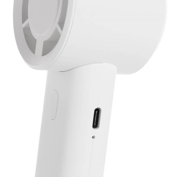 Obrázky: Dobíjecí větráček z recyklovaného plastu RCS, bílá, Obrázek 5