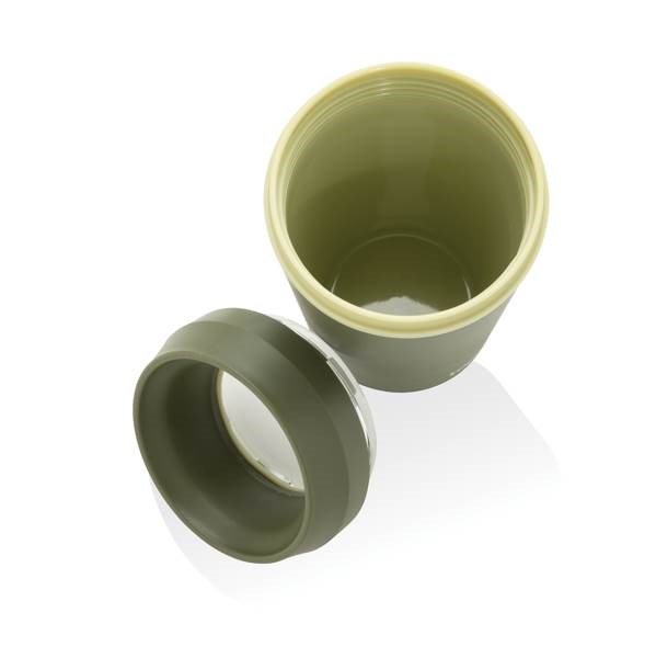 Obrázky: Hrnek Topl To Go 354 ml z recykl. plastu, zelená, Obrázek 6