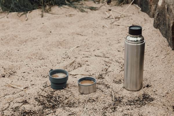 Obrázky: Termoska s dvojitou stěnou 750 ML z RCS, stříbrná, Obrázek 10