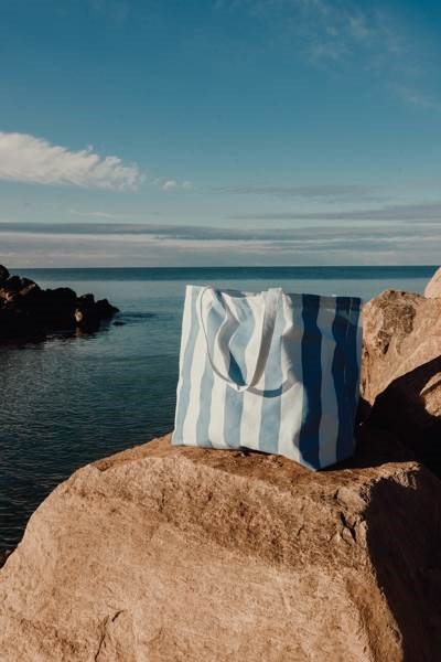 Obrázky: Plážová taška VINGA z RCS, světle modrá, Obrázek 3