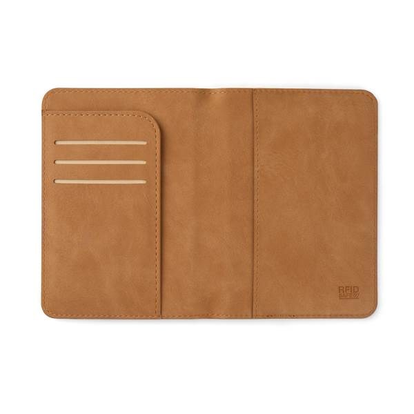 Obrázky: Pouzdro na pas VINGA z RCS s RFID, hnědá, Obrázek 2