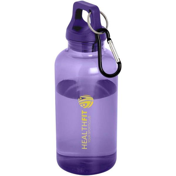 Obrázky: Tm. fialová láhev 400ml s karabinou z RCS plastu, Obrázek 5