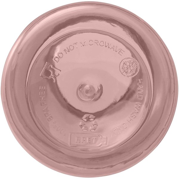 Obrázky: Růžová láhev 400ml s karabinou z RCS plastu, Obrázek 2