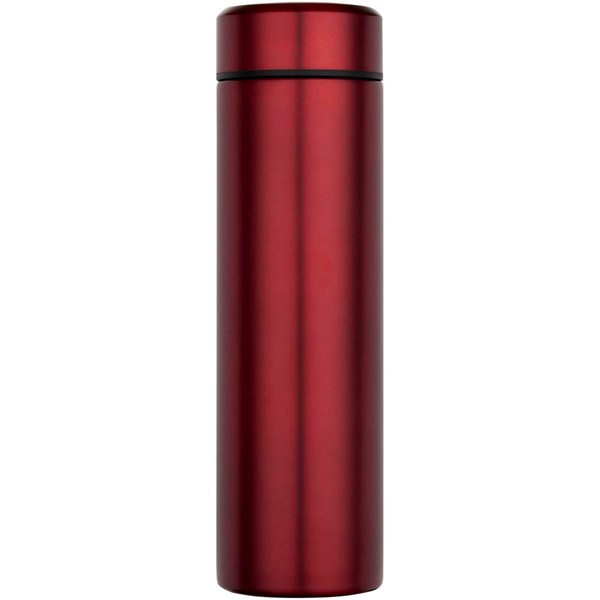 Obrázky: Dvoust. nerez láhev 450ml, čajové sítko, červená, Obrázek 4