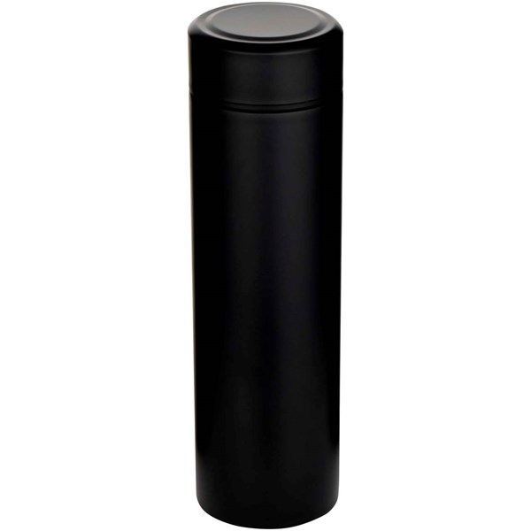 Obrázky: Dvoust. nerez láhev 450ml, čajové sítko, černá