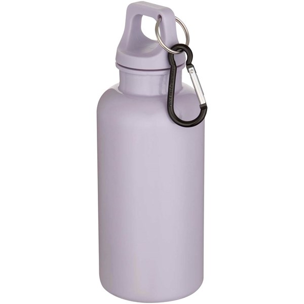 Obrázky: Plastová RCS láhev 400ml s karabinou, fialová