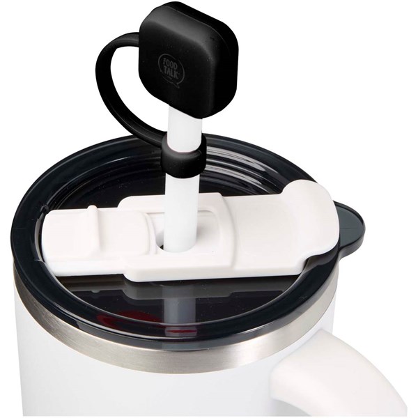 Obrázky: Silikonový kryt na brčko, černá, Obrázek 3