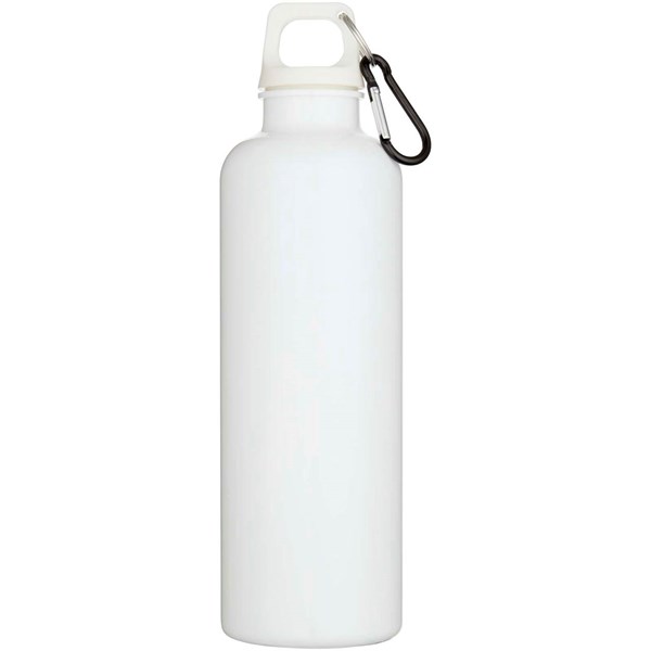 Obrázky: Láhev 750ml,recykl. RCS plast, karabina, bílá, Obrázek 3