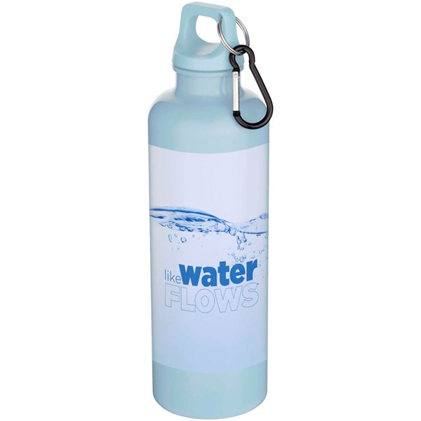 Obrázky: Láhev 750ml,recykl. RCS plast, karabina, sv. modrá, Obrázek 2