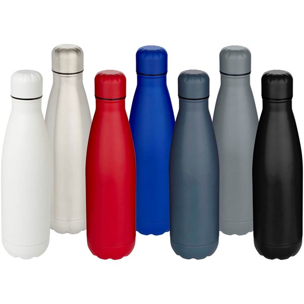 Obrázky: Jednostěnná recykl. nerez 750ml láhev, tm. modrá, Obrázek 5