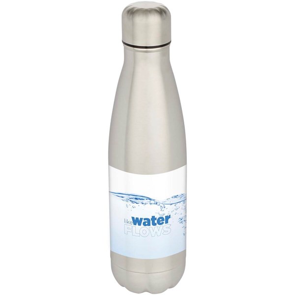 Obrázky: Jednostěnná recykl. nerez 750ml láhev, stříbrná, Obrázek 2