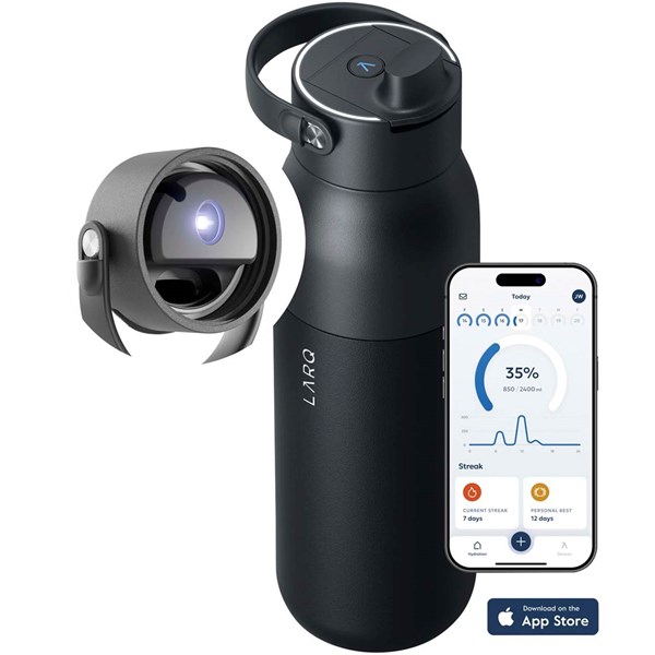 Obrázky: LARQ PureVis™ 2.0 láhev na vodu 680 ml, černá, Obrázek 5