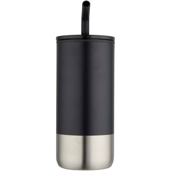 Obrázky: Termohrnek RCS 480ml, nerez brčko, černá, Obrázek 5