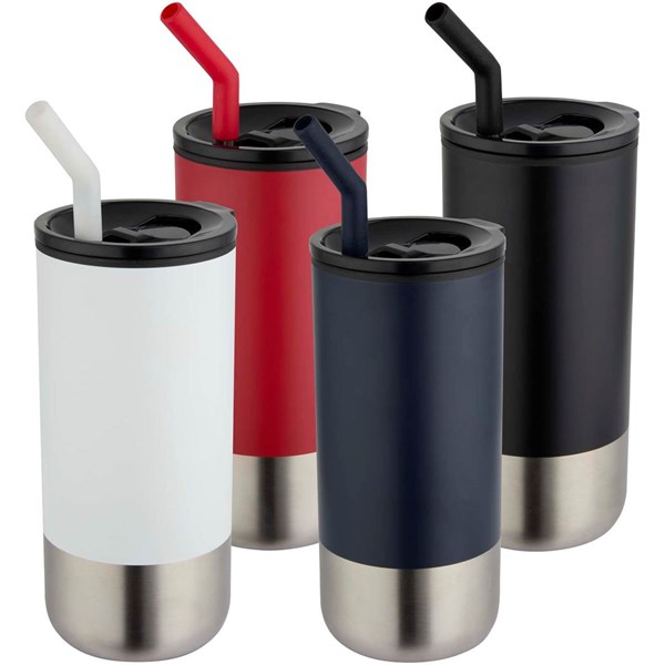 Obrázky: Termohrnek RCS 480ml, nerez brčko, černá, Obrázek 6