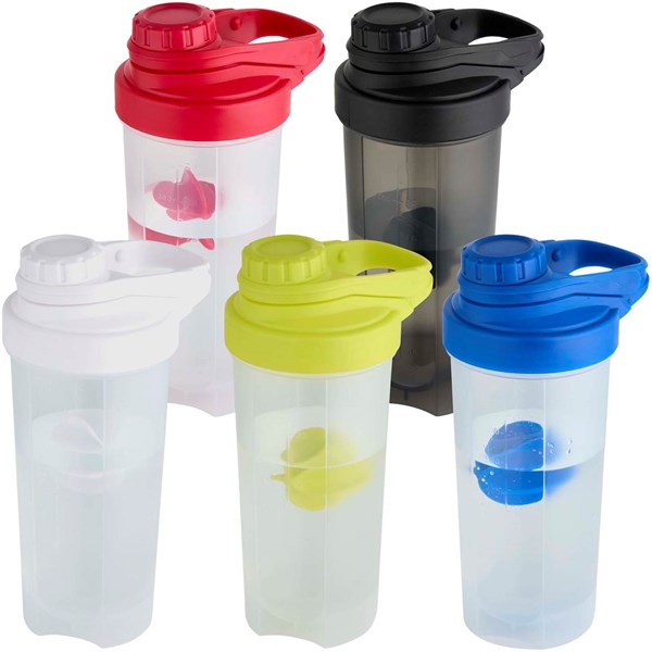 Obrázky: Červená sport. láhev 700 ml s šejkrovou kuličkou, Obrázek 5