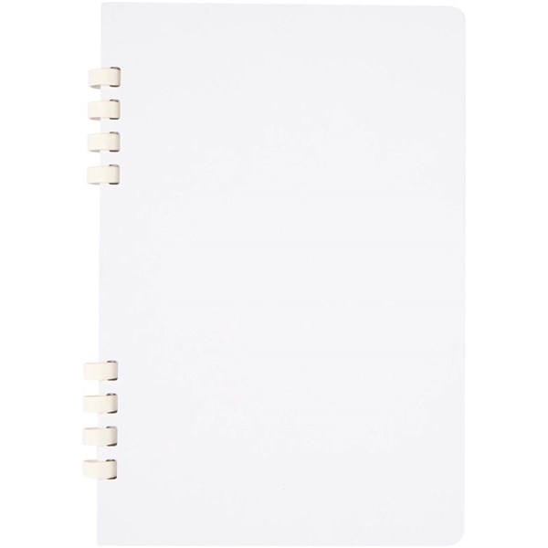 Obrázky: Pozn. blok A5 s kroužk. vazbou z rec. RCS, bílá, Obrázek 4