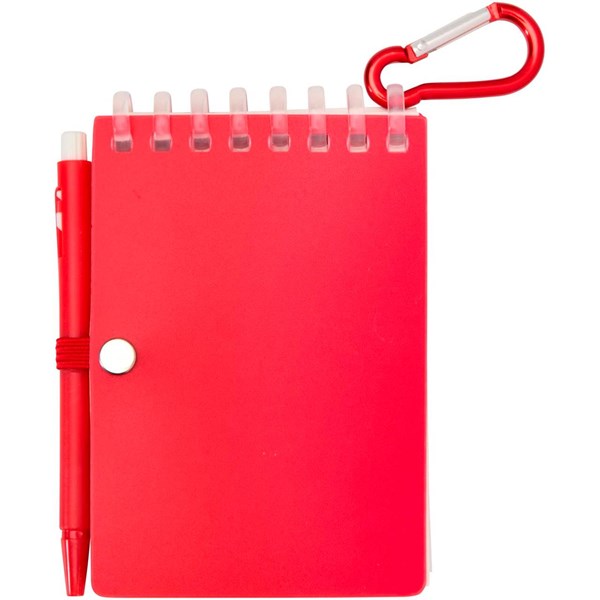 Obrázky: Pozn. blok s karabinou a rec. perem ČN, červená, Obrázek 2