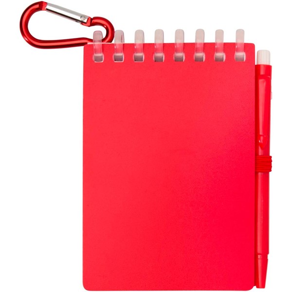 Obrázky: Pozn. blok s karabinou a rec. perem ČN, červená, Obrázek 7