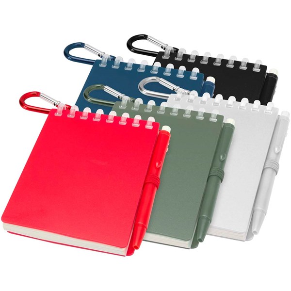 Obrázky: Pozn. blok s karabinou a rec. perem ČN, červená, Obrázek 9