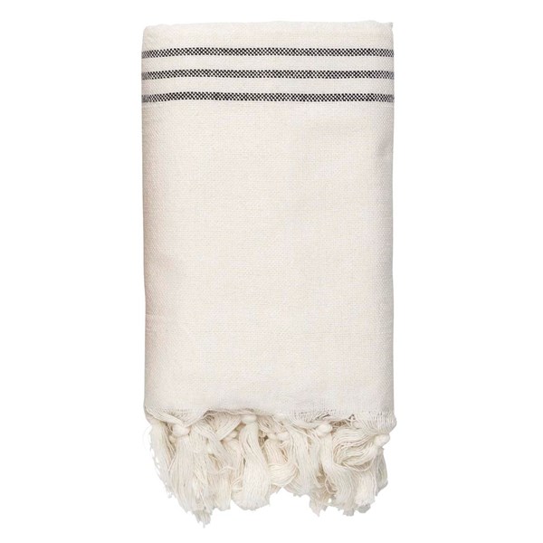 Obrázky: Krémově bílá látka z recykl. materiálu, 85 x 175 cm, Obrázek 3