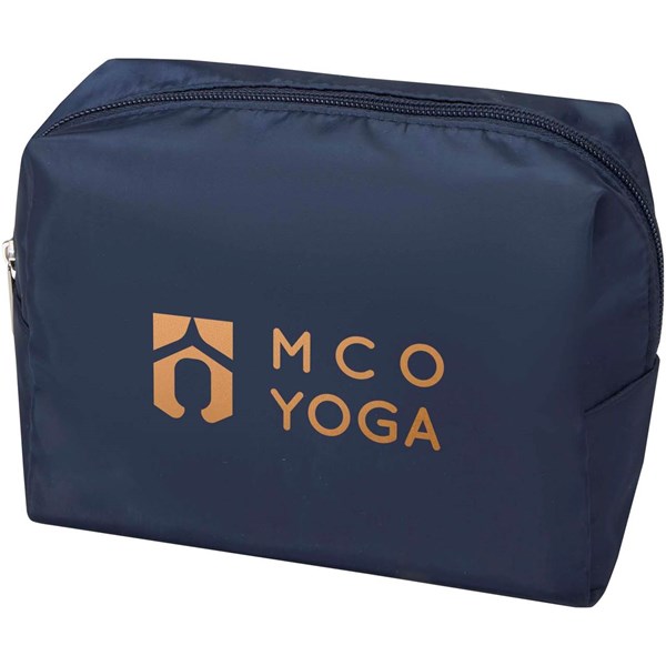 Obrázky: Modrá toaletní taštička z GRS RPET, Obrázek 4