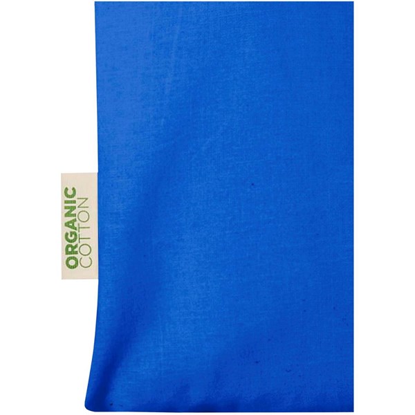 Obrázky: Nák. taška 140 g/m², organ. mater. OCS, stř. modrá, Obrázek 2