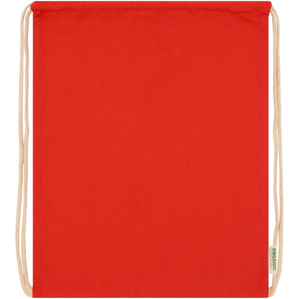 Obrázky: Stah. batoh 140 g, organ. mater. OCS, červená, Obrázek 6