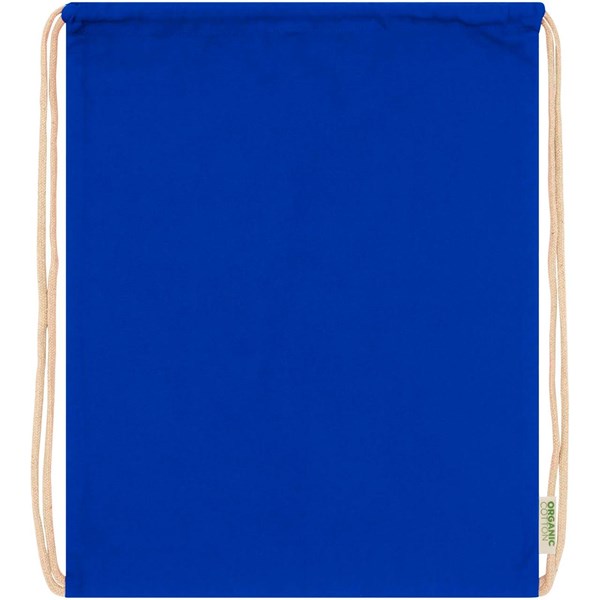 Obrázky: Stah. batoh 140 g, organ. mater. OCS, stř. modrá, Obrázek 6