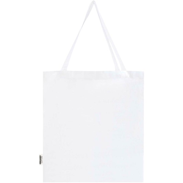 Obrázky: Nákupní taška 180g OCS s bočním klínem, bílá, Obrázek 2