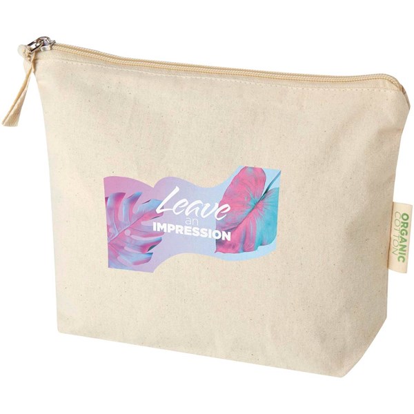 Obrázky: Toal. taška 1l, 180g z organ. bavlny OCS, přírodní, Obrázek 3