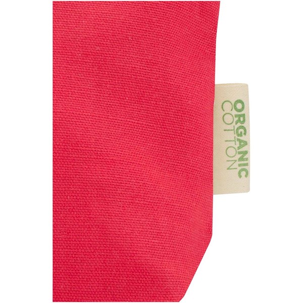 Obrázky: Toal. taška 1l, 180g z organ. bavlny OCS, červená, Obrázek 2