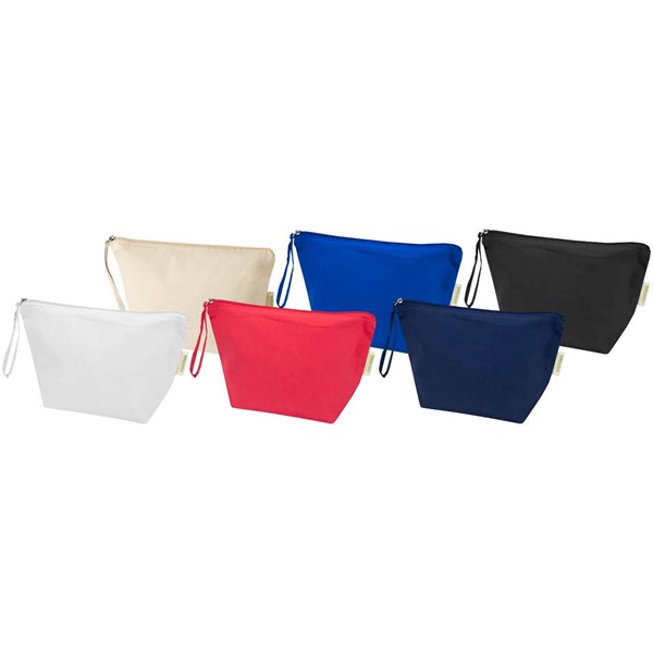 Obrázky: Stř. modrá toal. taška 180g z organ. bavlny OCS, Obrázek 5